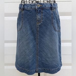 Banana Republic Blue Denim Skirt Size 4